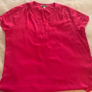 Neon Hot Pink Blouse